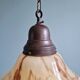 Art Deco suspension in marbled opaline, Scailmont (Belgium), 1920-30