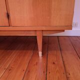 Vintage 1950s 4-door wardrobe