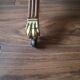 Table d'appoint Regency en acajou et cuir vert - Bevan Funnell