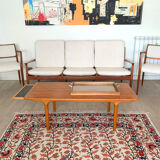 3-seater teak sofa by Svend Aage Eriksen for Glostrup, 1962