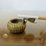 Brass pocket ashtray 60s 70s