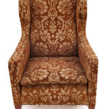 Silk velvet armchair, 1900