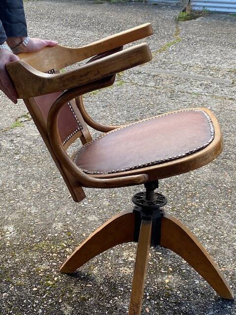 Wooden office chair