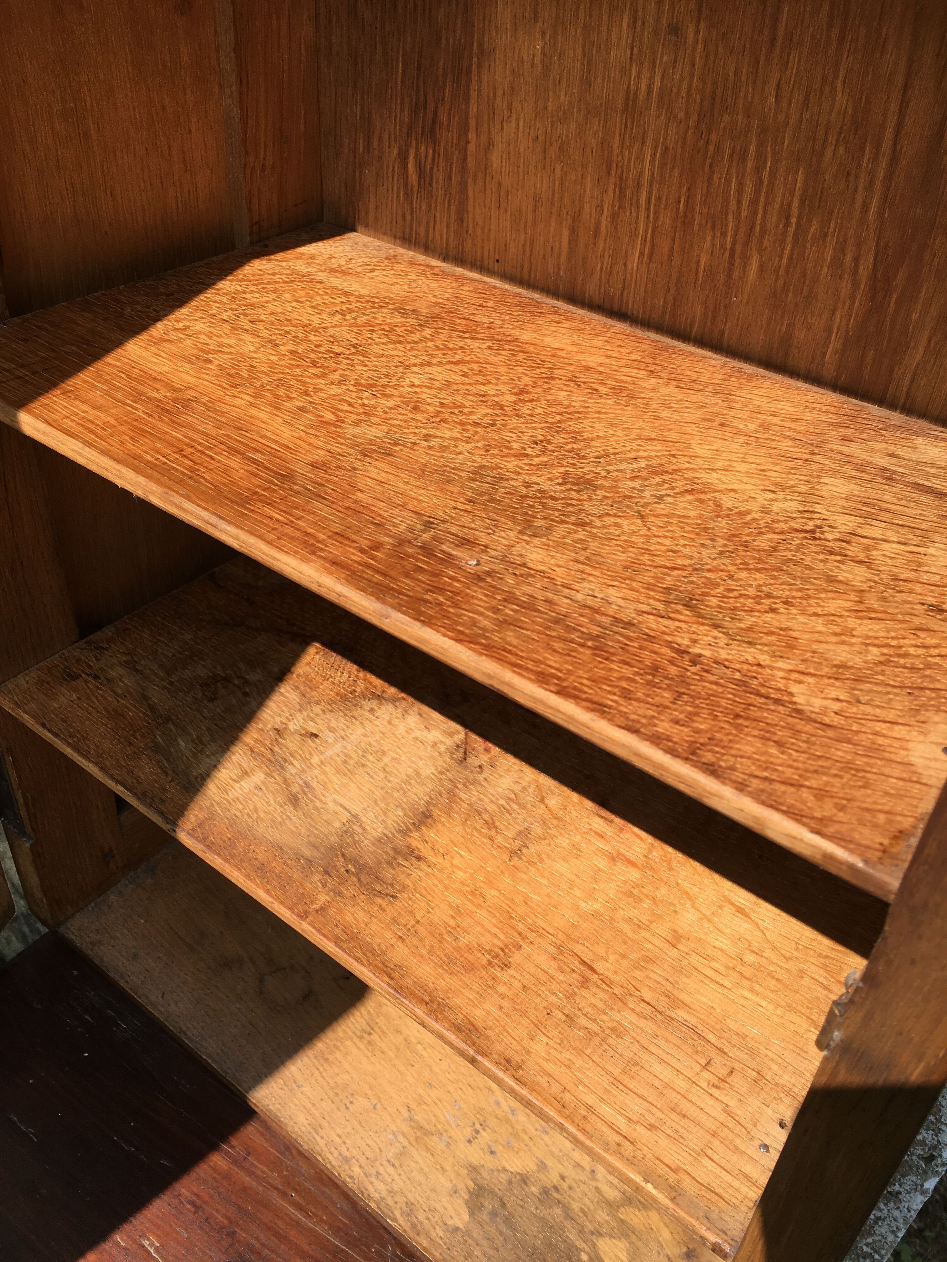 High glazed oak furniture