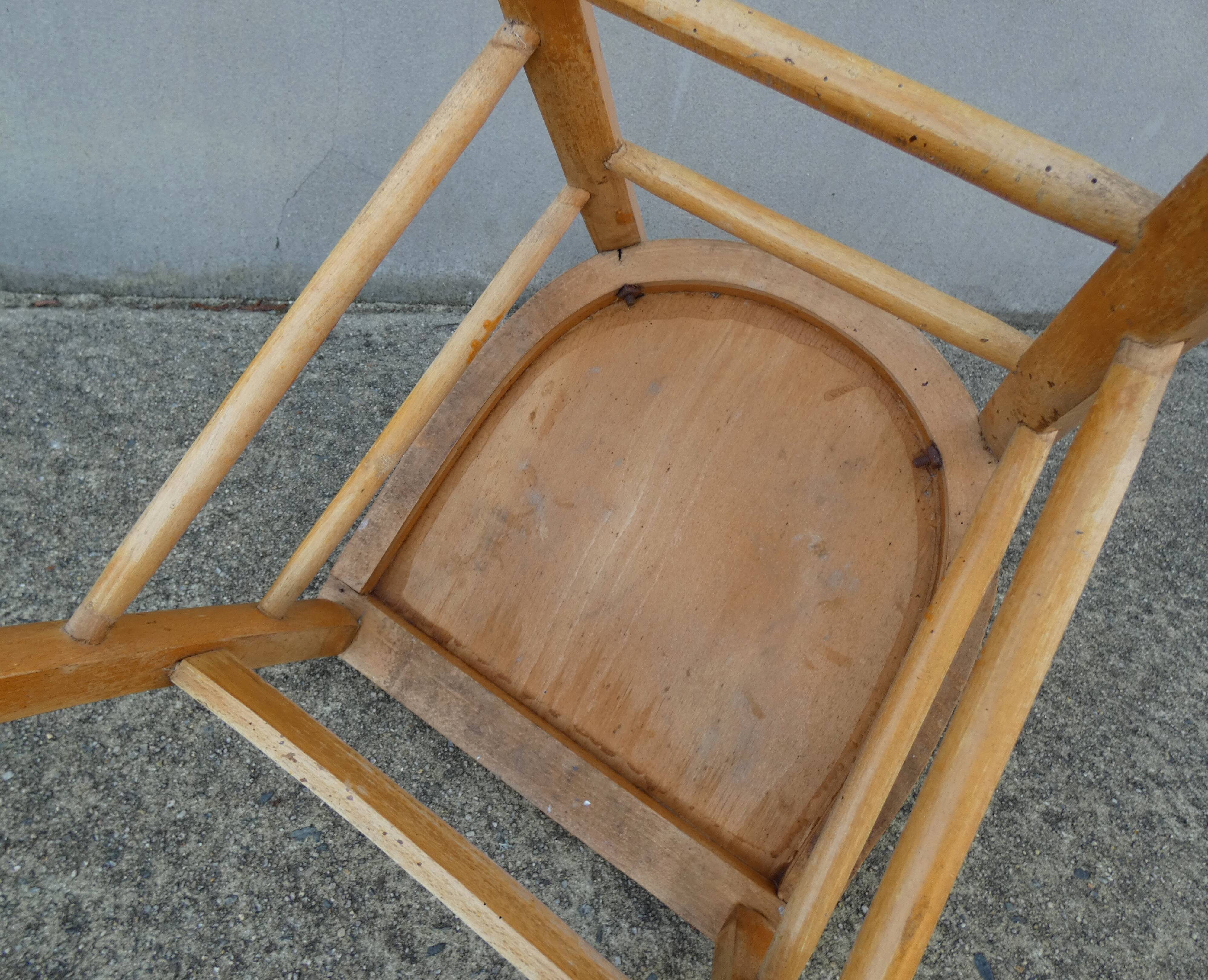 2 chaises de bistrot vintage