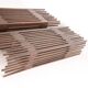 Pair of large wooden wall lights