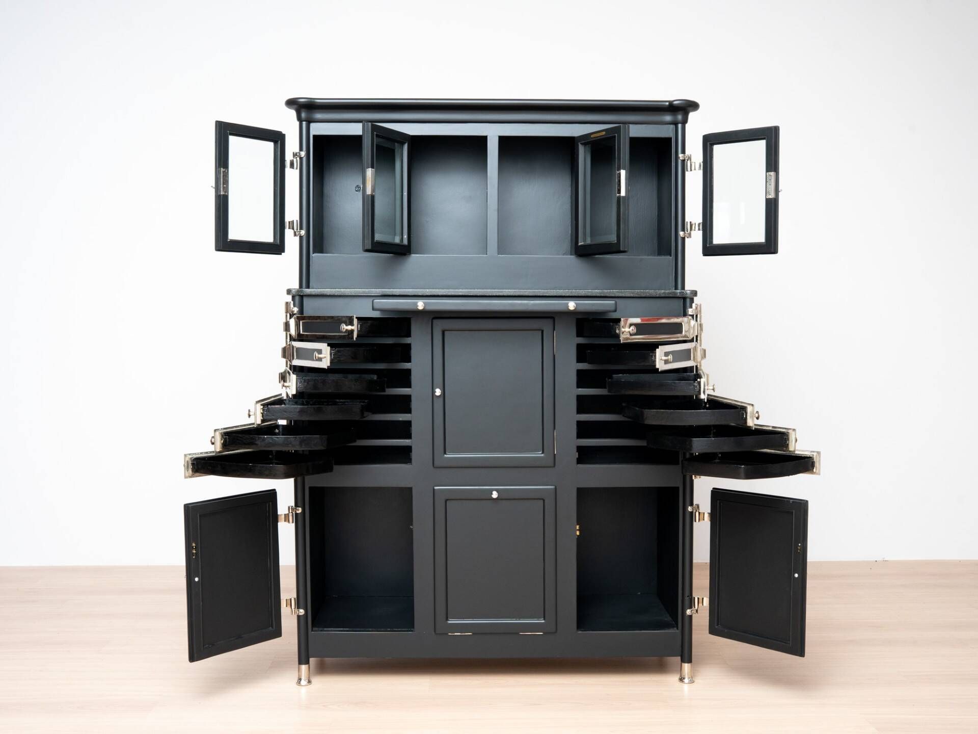 German Dental Instrument Cabinet by Arnold Biber, Pforzheim, Circa 1920