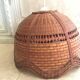 Vintage rattan pendant lamp 38cm