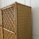 Armoire en rotin vintage