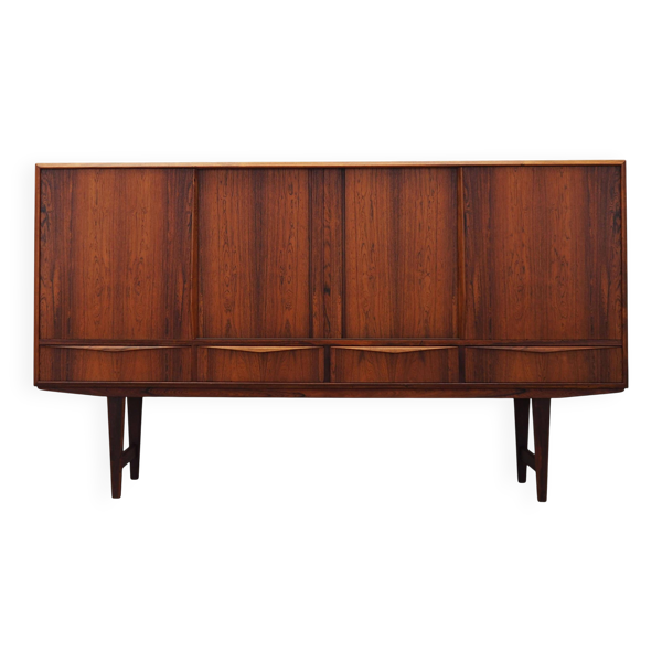 Enfilade en palissandre, design danois, années 1960, designer : E.W. Bach