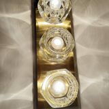 Pair of large vintage architectural wall lights