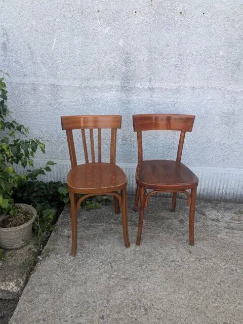 Paire de chaises bistrot