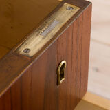 Danish teak mid century double sided desk, 60s