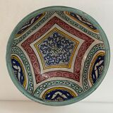 Morocco fez jatte with polychrome decoration xviii early xix restoration