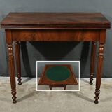 Mahogany Games Table, Louis-Philippe Period – 2nd Part of the 19th Century