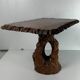 Biomorphic brutalist organic side table, Dutch 1960s