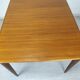 Scandinavian extendable table teak
