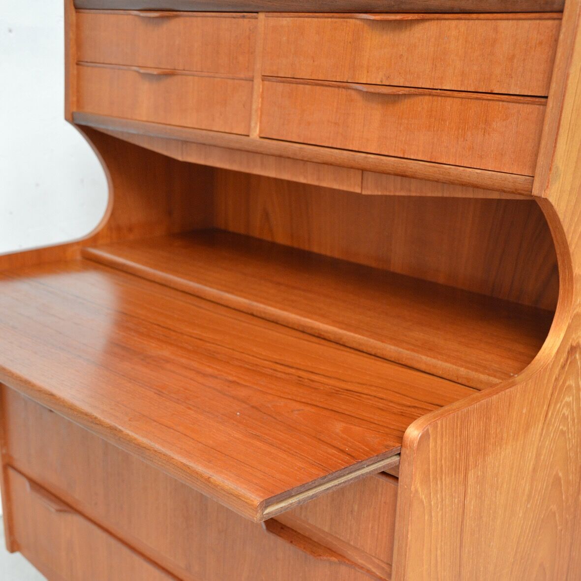 Scandinavian teak secretary