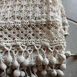 Vintage crochet curtain
