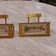 Pair of brass sconces