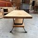 Table basse bois et fer forgé