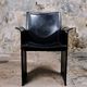 Series of 4 Korium chairs, Tito Agnoli for Matteo Grassi, 1980s