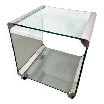Table d'appoint chariot Gallotti & Radice, années 1980.