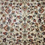 Old Kashmir rug. silk. 150 x 68 cm.