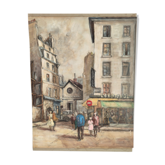 Vue de Paris en peinture