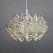 Suspension en résine et verre du milieu du siècle, années 1960
