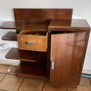 Petit meuble art deco acajou