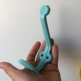 Vintage enamelled metal hook