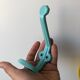 Vintage enamelled metal hook
