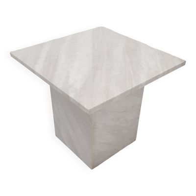 Tables basses ou d’appoint en marbre italien, années 1980