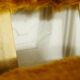 Pelfran mustard & gold moumoute chair