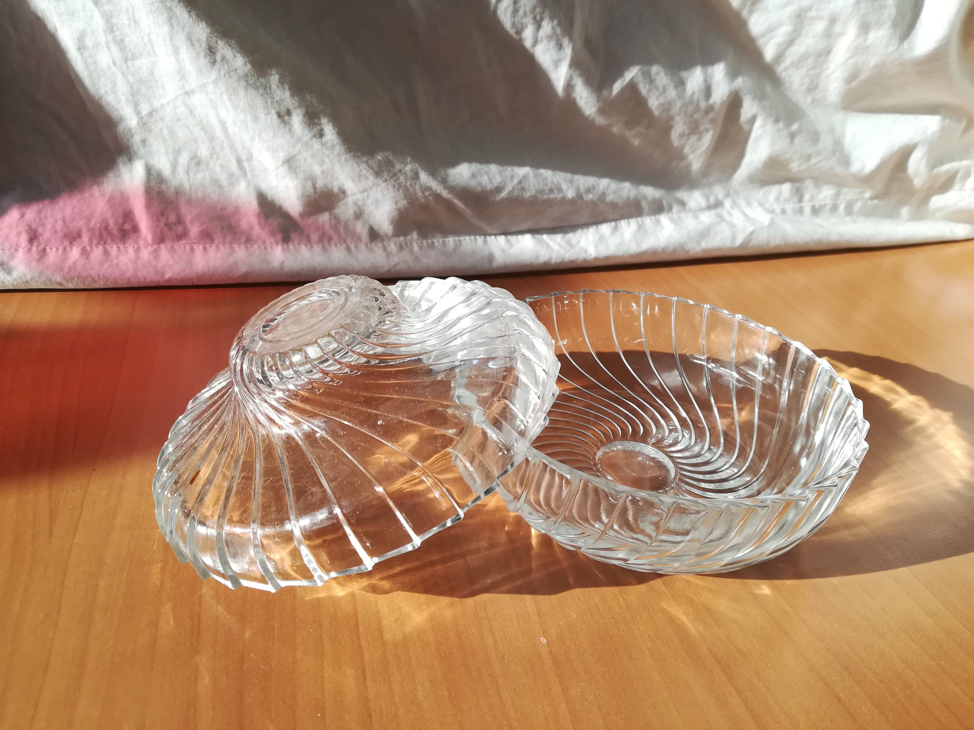 Twisted Glass Candy Bowl