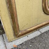 Trumeau & peinture début du XIXe en bois doré.