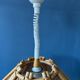 Rattan suspension - bohemian light fixture - vintage bamboo lamp