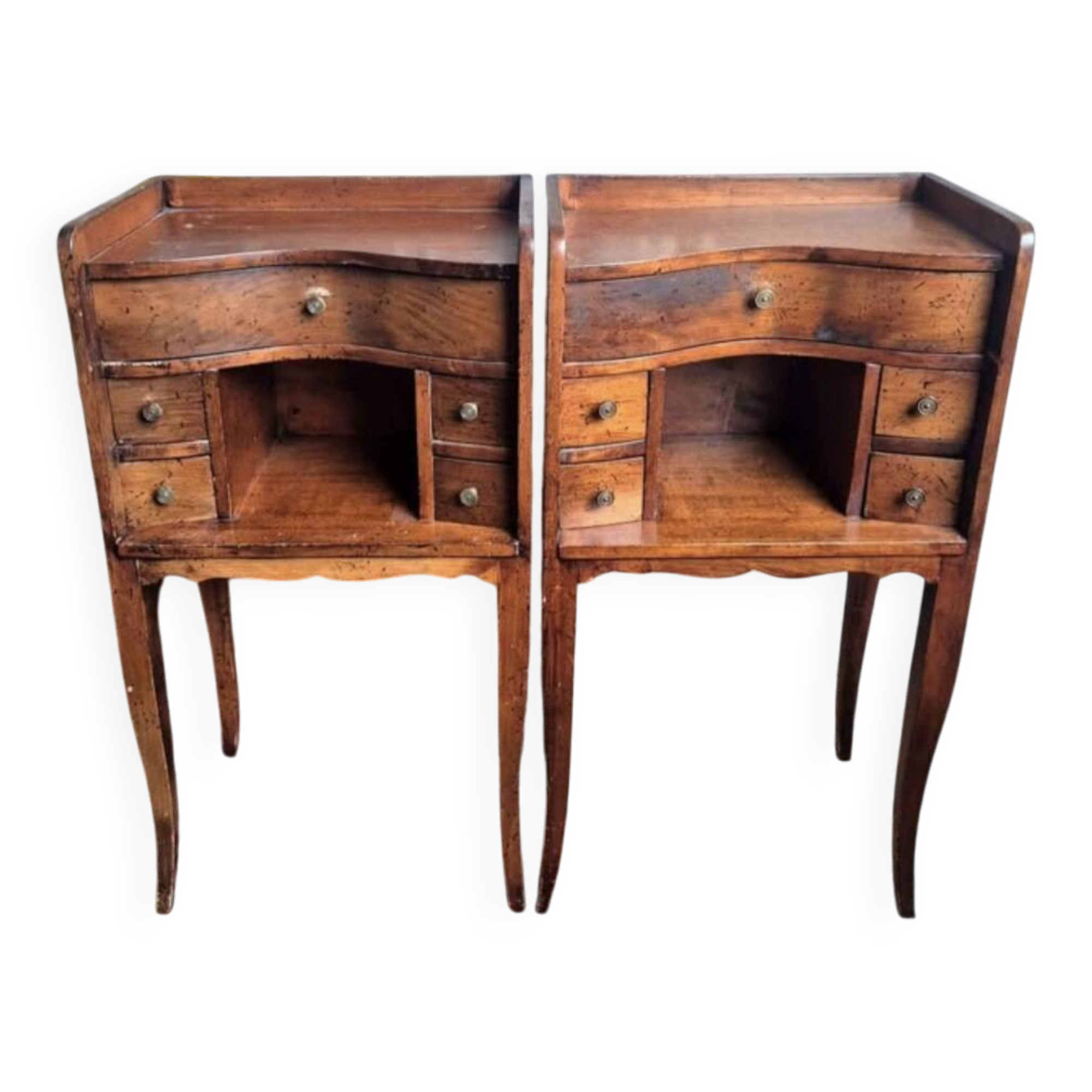 Paire de Chevets Louis XV en Bois Massif - Style  & Charme