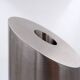 Brushed Aluminum large vase H:40cm