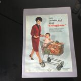 Vintage advertising to frame cellophane