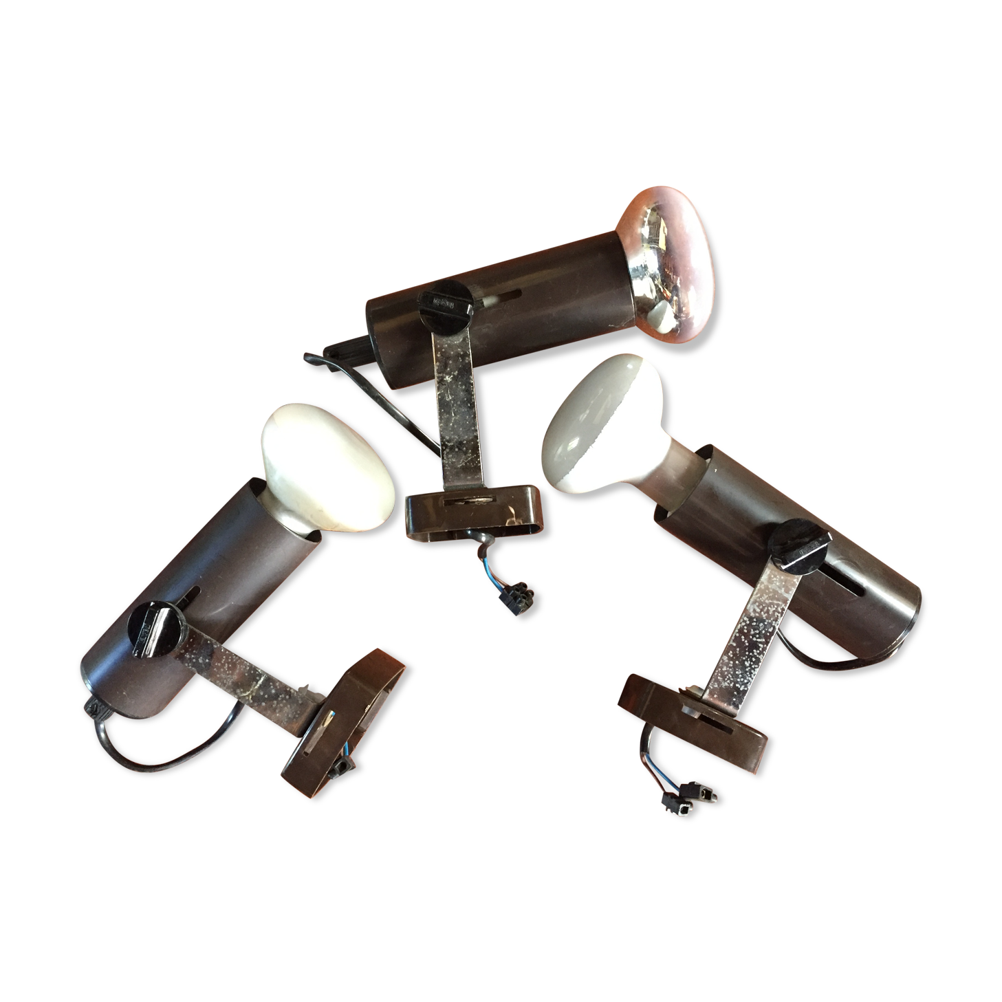 Set of spot lights by Targetti brand 70s