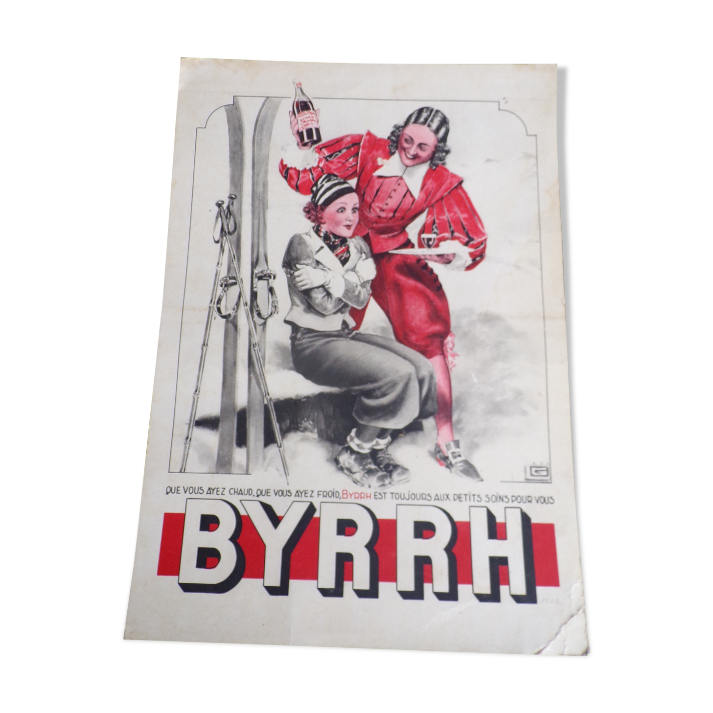 Advertising poster Byrrh 1936