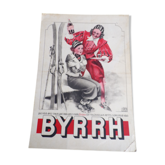 Affiche publicitaire Byrrh  1936