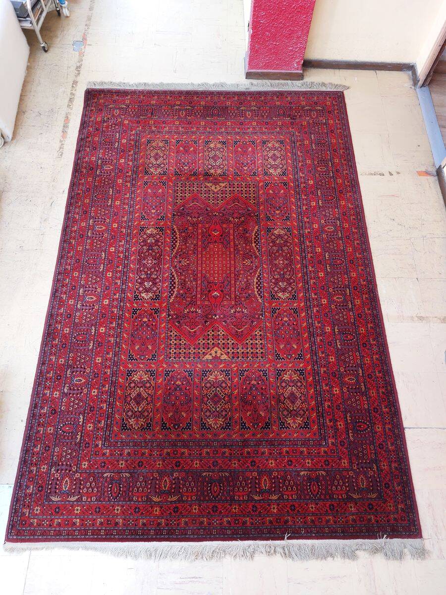 Handwoven Afghan rug 305x200 cm