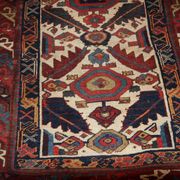 Handmade antique collectible Northwest Persian runner 4' x 14.3' (122cm x 436cm) 1840s - 1B658