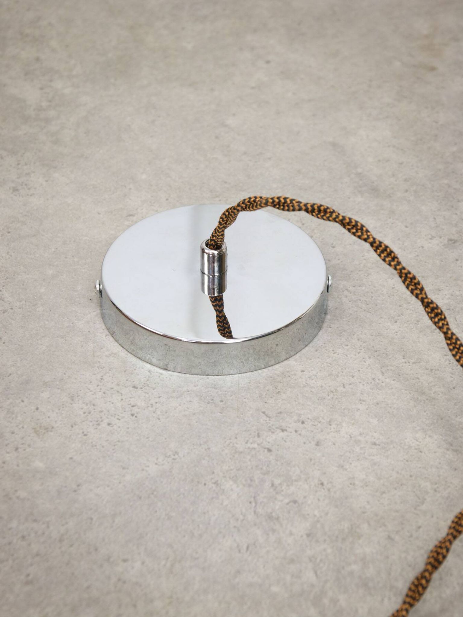 Big Space Age Pendant from Guzzini in Orange, 1970s