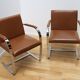 Pair of BRNO armchairs, Mies Van Der Rohe