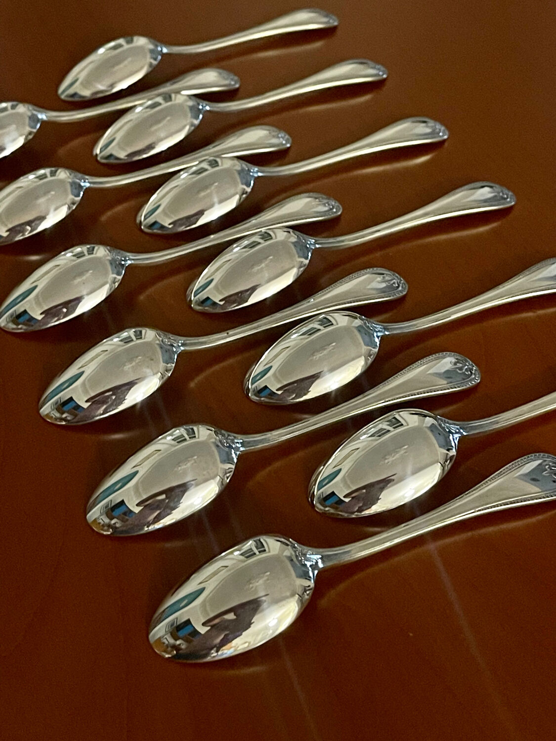 Christofle Malmaison cutlery 49pieces very good condition silver metal