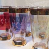 Service of 6 glasses with carafe